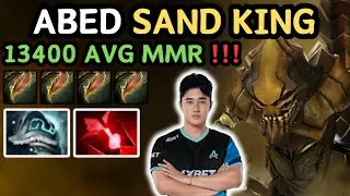 🔥 Abed SAND KING Midlane Gameplay 🔥 7.37d Gameplay From Abed - Dota 2