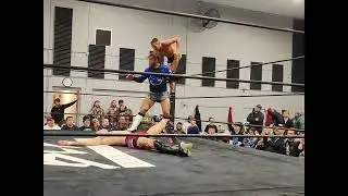 Bryan Alvarez hits a swanton bomb on August Matthews