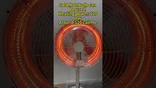 Have you ever seen a fan that can both heat and cool? #manufacturer #homeappliances  #electronic