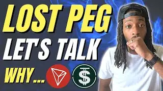 TRON TRX NEWS | USDD STABLECOIN LOST PEG BUT WHY?