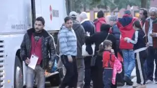 Video: Aankomst vluchtelingen in Kampen