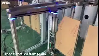 Glass turnstiles, Glass security turnstiles - Mairsturnstile.com