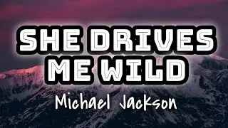 Michael Jackson - She Drives Me Wild (Lyrics) ✨️