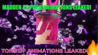 MADDEN 23 PACK ANIMATIONS LEAKED! HERE ARE ANIMATIONS, IF YOU LIKE BEING SURPRISED DON&rsquo;T WATCH,mut23