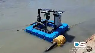 Intervento di Dragaggio in Porto con Mini Draga DRF 30 | Soluzione per Sedimenti e Fondali