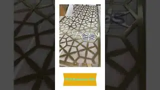 Customised SS304 Laser cut screens in PVD by SDS