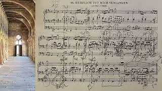 J.S. Bach, BWV 727, Herzlich tut mich verlangen, Markus Süß - Orgel