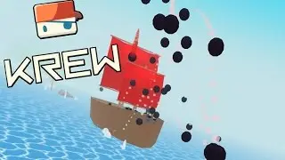 DESTROYER PIRATE CAPTAIN ON THE LEADERBOARD! Total Raft Destruction - Krew.io Gameplay Highlights