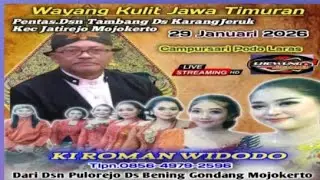 live campursari podo laras ki roman Widodo  dusun  tambang ds karang jeruk kec jatirejo mojokerto