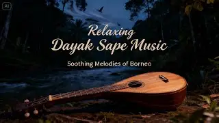 Relaxing Dayak Sape Music | Healing Traditional Borneo Ambient for Meditation & Sleep