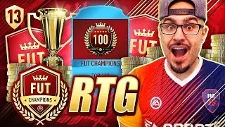 WTF! WE CAN GET TOP 100 ON THE RTG! FIFA 18 Road To Fut Champions! Ultimate Team #14