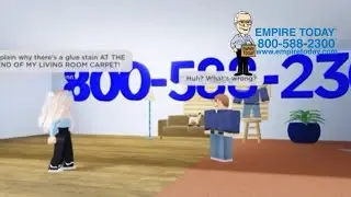 Empire Today Commercial but an angry customer interrupts it