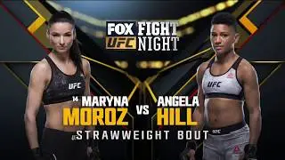 UFC on FOX 28. Взвешивание Марина Мороз - Анджела Хилл.