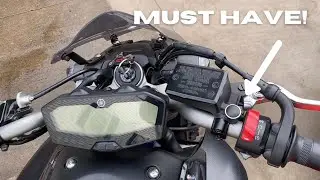 Yamaha FZ07 Mirror Hole Plugs !!! (Bar End Mirrors)