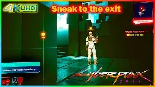 Enter The Training Area - Sneak To The Exit