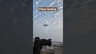 plane landing on #like #trending #love #viral #video #music #foryou #flight #viralposts #explorefeed