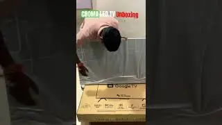 🔥🔥Unboxing croma led tv 4k 💥👍 watch full video  