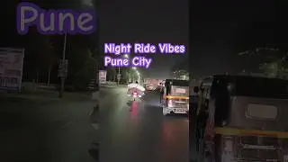 Night Ride Vibes on Pune City Highway  | Ultimate Moto Vlog Adventure #shorts #trending