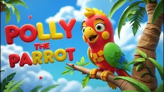 Polly The Parrot | Toddler Song | Nursery Rhyme for Kids | Baby Learning Songs