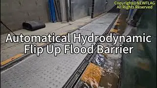Automatic Flip Up Flood Barrier Flood protection Barrier