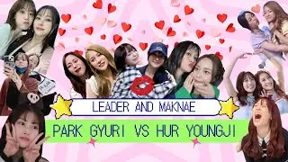 no one was brave enough to challenge park gyuri until... | KARA gyuri vs. youngji funny cuts