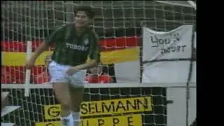 1990/91 - 12. Spieltag: Borussia Mönchengladbach - BAYER 04 LEVERKUSEN
