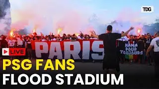 Champions League 2025 LIVE: PSG Fans Flood Stadium Ahead of Barcelona Clash | PSG vs Barcelona