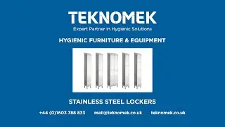 Stainless steel lockers | Stainless steel hygienic furniture & equipment | Teknomek UK