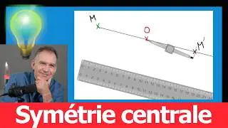 Sym&eacute;trie centrale ( Demi-tour ) expliqu&eacute;e en 5 min ! 📐 Cours + Propri&eacute;t&eacute;s + Exemples 🚀💪