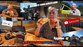 👉VI TESTER EN ÆGTE DANSK BURGERKÆDE👈SKINNER SOLEN DER???🤣🤣OG JEG SKAL PÅ SYGEHUSET😥😥