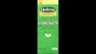 Herb-ox Hormel Herb Ox Chicken Bouillon Sodium Free 50 Packets