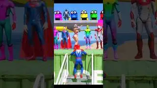 SpiderMan Vs All Superhero Team#Gta5#Randolls#Short#YouTubeShorts#TrendingShorts