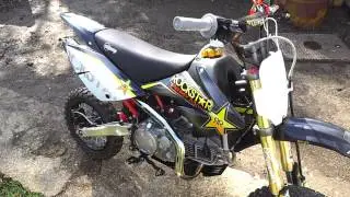 Demon xlr z155 twin exhaust (crf70 pitbike)