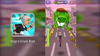 Angry Gran Run - Android,iOS All Levels Game Play Endless Run