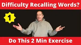 Brain Training to Restore Function & Word Recall With Age -  Fix Your Aging Brain With This Exercise