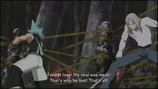 Soul Eater - Black Star and Mifune fight and talk about White Star