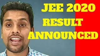 Jee mains result announced | jee 2020 September attempt |
