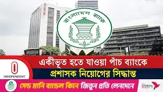 ব্যাংক একীভূত হতে ন্যূনতম ২ বছর সময় লাগবে | Bangladesh Bank | Independent TV