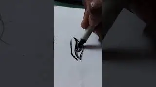 how to draw realistic eye 👀 #art #eyes #shortsdrawing #shortvideo