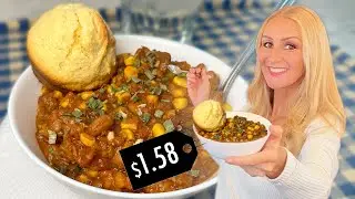⚡️Power Out? ⛈️Dinner&rsquo;s Still Done. 🍲 Chili + Cornbread Pantry Hack!🙌🏻