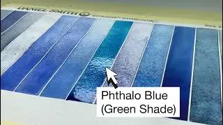 What Color Wednesday: Phthalo Blue (Green Shade)