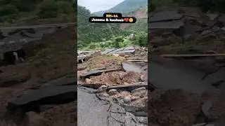 Nh44 national highway completely damaged #nh44 #highwayclosed #flood #floodalert #kashmir #punjab
