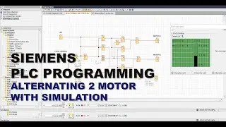PLC PROGRAMMING - ALTERNATING 2 MOTOR (FUNCTION BLOCK DIAGRAM)