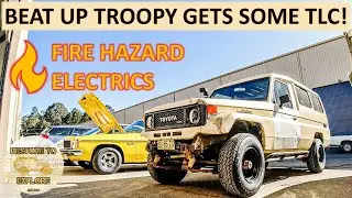 HJ75 2H TURBO TROOPY REBUILD! // HOW HASNT IT BURNT DOWN?!