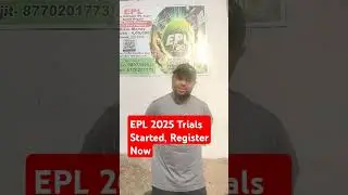 Will Team Owners Select Vishu as an Auction Star in EPL 2025? 🔥🏏 #EPL2025