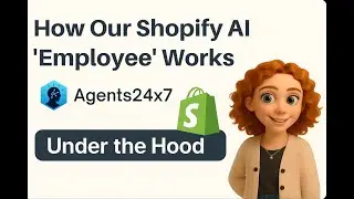 How Our Shopify AI  &ldquo;Employee&rdquo; Works: Agents24x7 - Under the hood