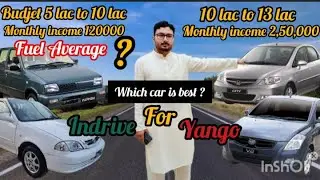 Indrive Yango k Liye Konsi car best ha ,😱😱😱||Faw V2 fuel average 💯,| earning k Liye Konsi car best✅
