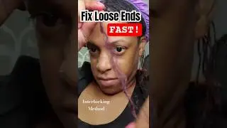 Fixing Loose Ends On Sisterlocks - How I Did It At Home