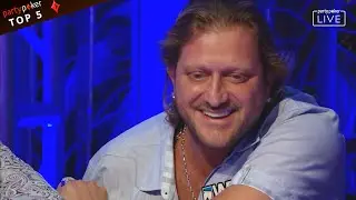 Top 5 BRUTAL Coolers! | Poker Legends | Live Poker | partypoker