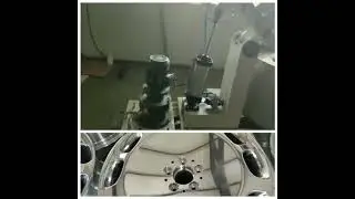 wheel rim polishing machine